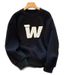 Men's Fleece Pullover Sweatshirt – Vintage-Inspired Relaxed Fit Crewneck With Printed Designs (White/Black/Light Grey/Dark Grey, L-5xl)_viptrois.com