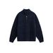 Mixed Color Dot Button Half Turtleneck Knit American Style Lazy Pullover Men's Couple Sweatshirt Sweater_viptrois.com