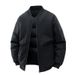 Men's Clothing Customized Thickened Cotton Coat For Men Winter Baseball Collar Solid Color Loose Cotton Coat Couple Style Warm Cotton Coat_viptrois.com