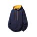 Unisex Oversized Hoodie | Streetwear Pullover With Kangaroo Pocket, Ribbed Hem, Lightweight Polyester, Minimalist Design For Men & Women_viptrois.com