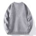 Pure Cross-Border Foreign Trade Men's Winter New Autumn Fashion Knitted Long Sleeve Sweater_viptrois.com