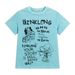Men's Clothing Hottie Green Straight Shoulder Short Sleeves Female Summer Fun Letter Print Slim Fit T Shirt Slim Round Neck Top Ins_viptrois.com