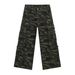 Men's Camo Cargo Jeans Vintage Workwear Style Baggy Straight Leg Denim Pants Multiple Pockets Streetwear_viptrois.com