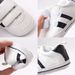 Mother & Kids Baby Velcro White Sneakers New Baby Shoes Toddler Shoes Soft Soled Shoes_viptrois.com