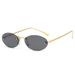 Women's Sunglasses New Frameless Oval Sunglasses For Women Retro Light Colored Sun Glasses All Match Street Shooting Sunglasses_viptrois.com