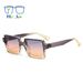 Women's Glasses Heao's New Original Rivet Personality Square Frame Splicing Color Sunglasses Fashion Catwalk Versatile Sunglasses_viptrois.com