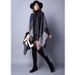 Autumn and Winter Scarves Versatile Plaid Women's Travel Shawl Cashmere Ethnic Style Split Thickened Cloak_viptrois.com