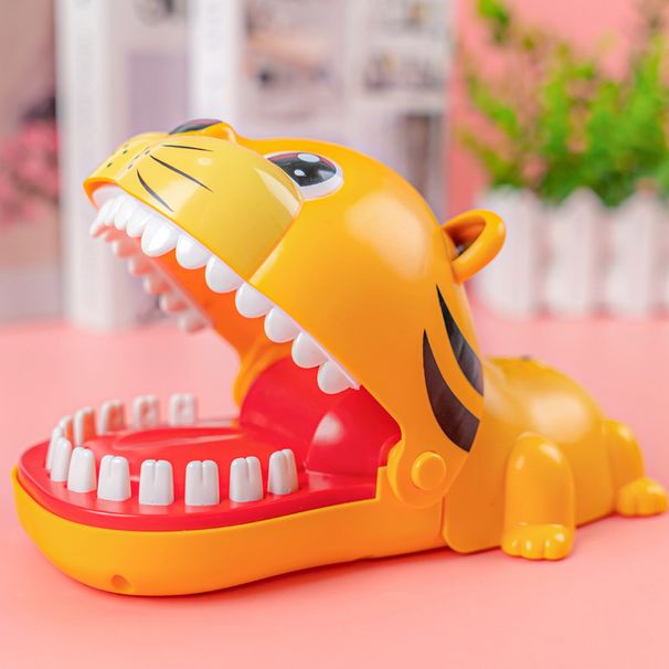 Children's Toys Bite Fingers Big Mouth Bite Hand Tiger Tooth Extraction Toys Adult Game Prank Cute Tiger Toys With Sound Effects_viptrois.com