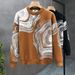 Pattern Round Neck Long Sleeved Warm Sweater, Fashionable Base Knit Top, Retro Autumn And Winter_viptrois.com