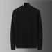 Half High Neck Sweater, Base Knit Sweater, Solid Color Long Sleeved Sweater_viptrois.com