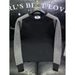 New Long Sleeved Knitted Sweater With Men's Splicing, Contrasting Color Stripes, Light Mature Style_viptrois.com