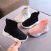 New Boys Socks High Top Sports Shoes Breathable Girls Flying Weaving Shoes Korean Version Children's Casual Mesh Shoes_viptrois.com