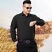 Pulse Pulse In Stock Wholesale Business Formal Plus Size Long Sleeve Men Overweight White Shirt_viptrois.com