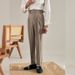 Men's Clothing Trousers Autumn And Winter High Waist Straight Business Casual Drape Suit Trousers_viptrois.com