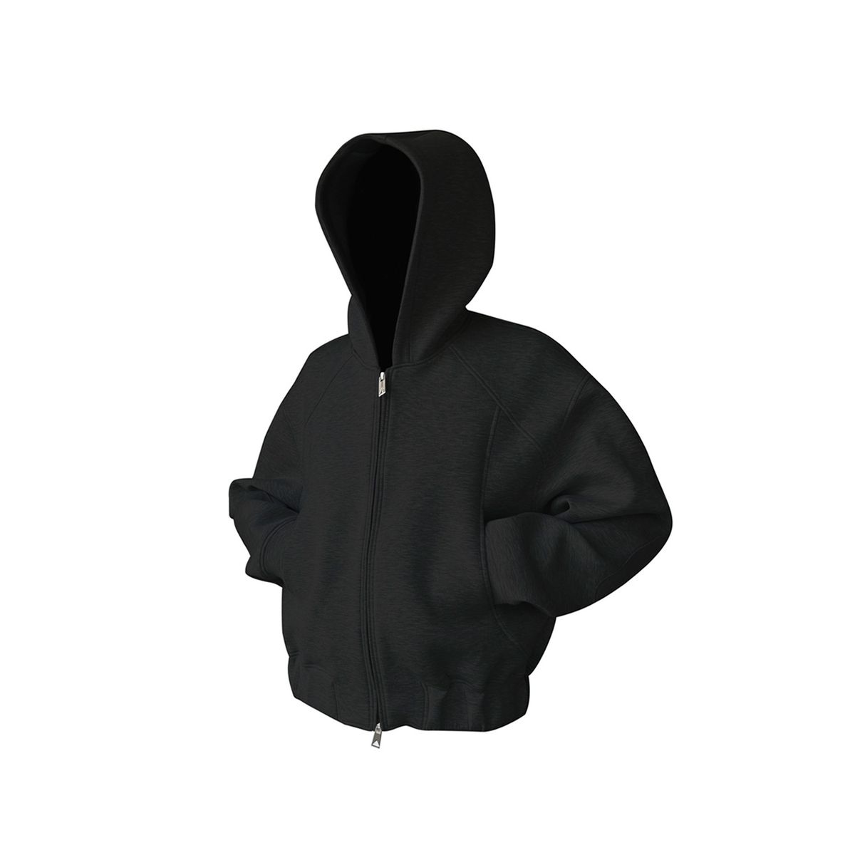 Men's Oversized Hooded Sweatshirt - Thick Space Cotton Boxy Fit Streetwear Pullover With Drop Shoulder Design_viptrois.com