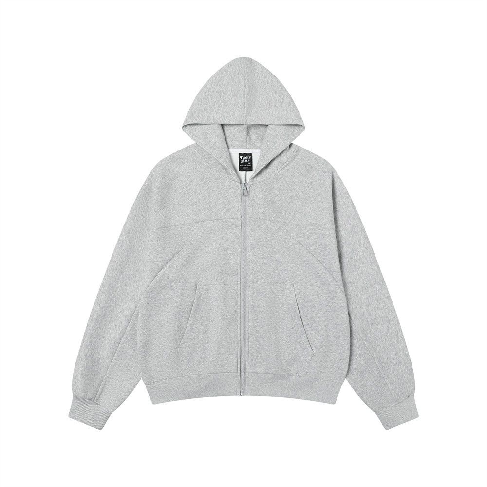 Loose Hooded Jacket For Men American Style Trendy Versatile Casual Deconstructed Patchwork Design Autumn Winter Zipper_viptrois.com
