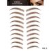 Brown Eyebrow Stickers Anti Sweat Realistic 3D Eyebrow Stickers 6D Ecological Waterproof Lazy Artifact Manufacturers Spot Wholesale_viptrois.com