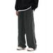 Men's Clothing Sports Casual Pants Retro Sweatpants Trend Straight Loose Wide Leg Trousers_viptrois.com