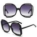 Butterfly Frame Sunglasses For Women – Large Hollow Square Design, UV400 Protection, Oversized High-End Fashion_viptrois.com