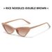 New Cat Eye Sunglasses For Women And Men, Korean Style Trendy Small Frame Glasses_viptrois.com