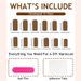 Medium And Long Flat Head White Fluorescent French Wear On Nails Butterfly Nail Art Pearl Nail Stickers_viptrois.com
