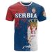 Unbeatable Quality Serbia Flag Pattern Fashion 3D Printed T-shirt Men's Street Wear Sports Top_viptrois.com