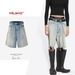 Men's Clothing Women's Spring And Summer New Cat Whiskers Torn Trousers For Men And Womenskater Distressed Raw Edge Denim Shorts_viptrois.com