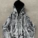 Unisex Heavyweight Hoodie With Detachable Zipper Design & Dystopian Print – Streetwear Essential For Winter_viptrois.com