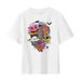 Men's Clothing New Halloween Cartoon Love Heavy Cotton Short Sleeved Men's Tops Loose Round Neck Casual T Shirt Men_viptrois.com