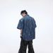 Men's Clothing Tie Dye Gradient Retro Personality Modern Design Short Sleeved T Shirt_viptrois.com