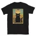 MENS WOMENS Black Cat Tarot Card The Protector T-Shirt Mens Womens Tees Top_viptrois.com