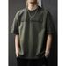 Genuine Summer New 2025 High-end Short-sleeved T-shirt Men's American Casual Heavy Fashion Half-sleeved T-shirt Top Tide_viptrois.com