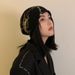Niche thin tie-dye bag head hat women's spring and autumn new versatile fashionable stacking hat_viptrois.com