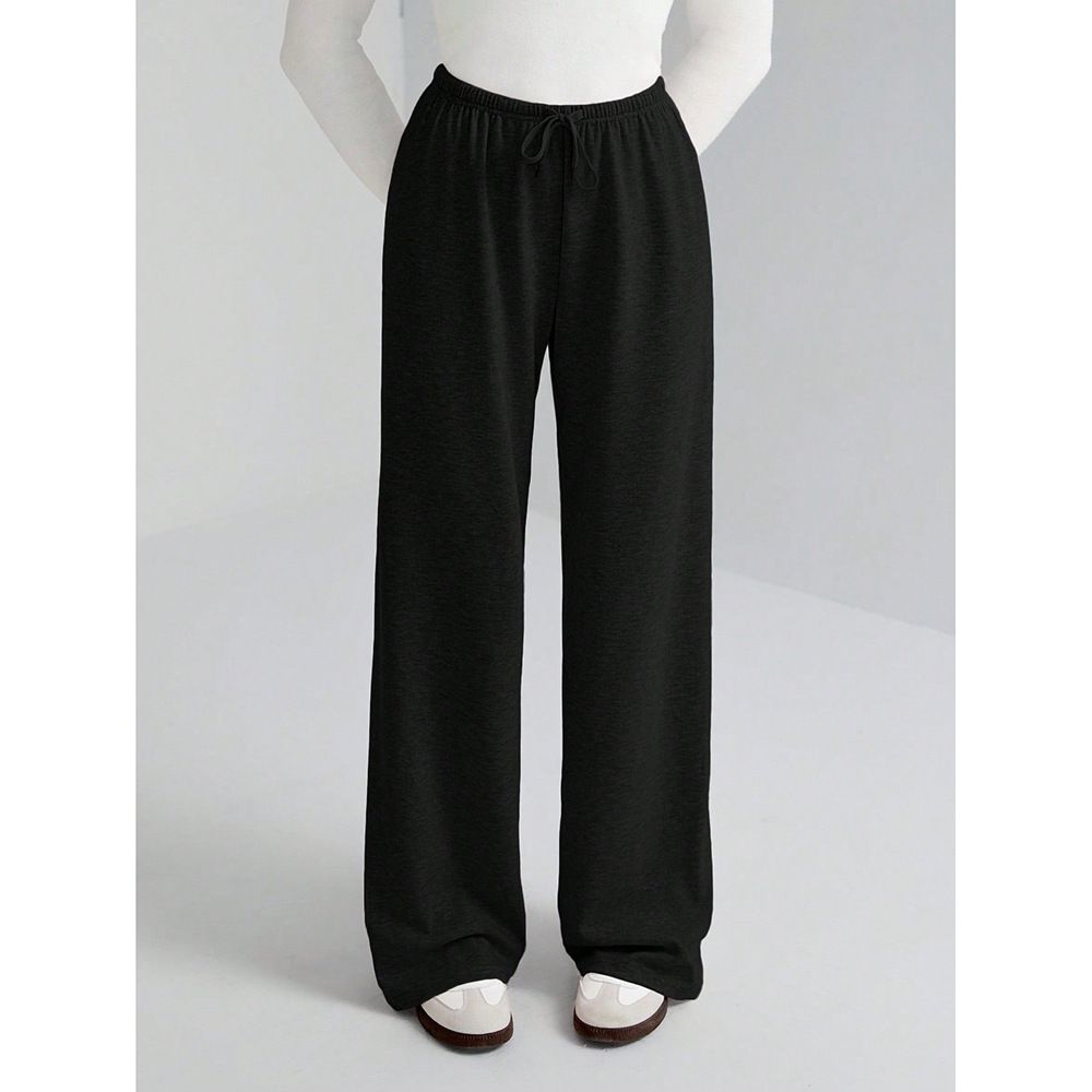 Men's Clothing High End Sporty Casual Pants, A Hot Seller In Trade, Loose Fit, Drape, Drawstring Elastic Waist, Slimming Wide Leg Trousers_viptrois.com