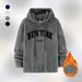Men's Fleece-Lined Hooded Sweatshirt With Retro Letter Print – Thick Winter Pullover For Casual Wear_viptrois.com