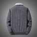 Autumn Winter New Corduroy Lamb Fleece Jacket For Men S Loose And Thickened Casual Polo Collar Coat_viptrois.com