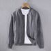 2026 Artistic Young Men's Loose And Casual Linen Long Sleeved Jacket, Comfortable And Breathable Top_viptrois.com