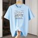 Men's Heavyweight Pure Cotton Crew Neck T-Shirt Short Sleeve Fashionable Loose Fit Versatile Trendy Summer Base Layer Shirt_viptrois.com