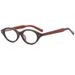 Women's Eyewear Frames Small Frame Oval Glasses For Women Fashion Retro Flat Rice Nail Cat Eye Glasses For Men_viptrois.com