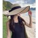 Women's Summer With Wide Brim, Foldable Beach Hat, Protection, Beachside Vacation Sun Hat_viptrois.com