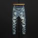 Men's Clothing Stretch Jeans Ripped Trendy Versatile Slim Simple Skinny Pants_viptrois.com