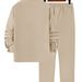 2025 Original Men's Retro Calligraphy Print Drape Casual Pants Two Piece Embroidered Shirt Spring And Summer_viptrois.com