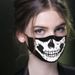 Halloween Expression Adult Cloth With Dustproof Printed Cotton Mask_viptrois.com