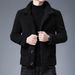 Men's Faux Suede Shearling Jacket With Fleece Lining – Stylish Winter Coat For Casual & Smart Looks_viptrois.com