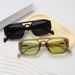 2025 Summer New Double Beam Sunglasses Personalized Korean Edition Fashion Retro Anti UV Concave Design, Designer Sunglasses_viptrois.com