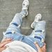Men's Slim Fit Stretch Jeans Ripped Skin Jeans Trendy Brand High Street European American Cross Border Foreign Trade Denim_viptrois.com