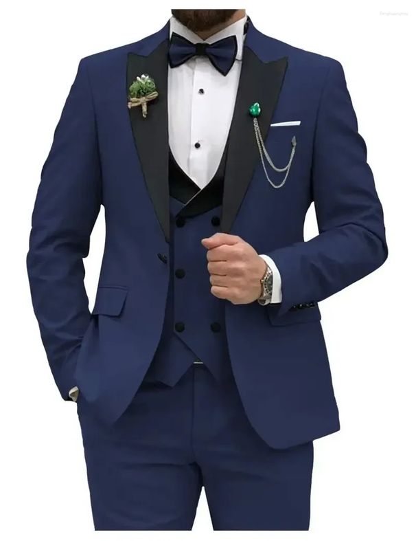 Men's Clothing Suits For Men Business Conference Host Wedding Slim Suit Dress Three Piece Suit Niche_viptrois.com