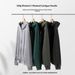 Pure Pure 320g Cross-Border Washed Vintage Cardigan Autumn New Heavyweight Double Yarn Pure Cotton Retro Zipper Men's Sweatshirt_viptrois.com
