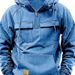 Loom Cross-Border Autumn Winter Men's Hooded Solid Color European And American Youth Sports Multi-Pocket Patchwork Sweatshirt_viptrois.com
