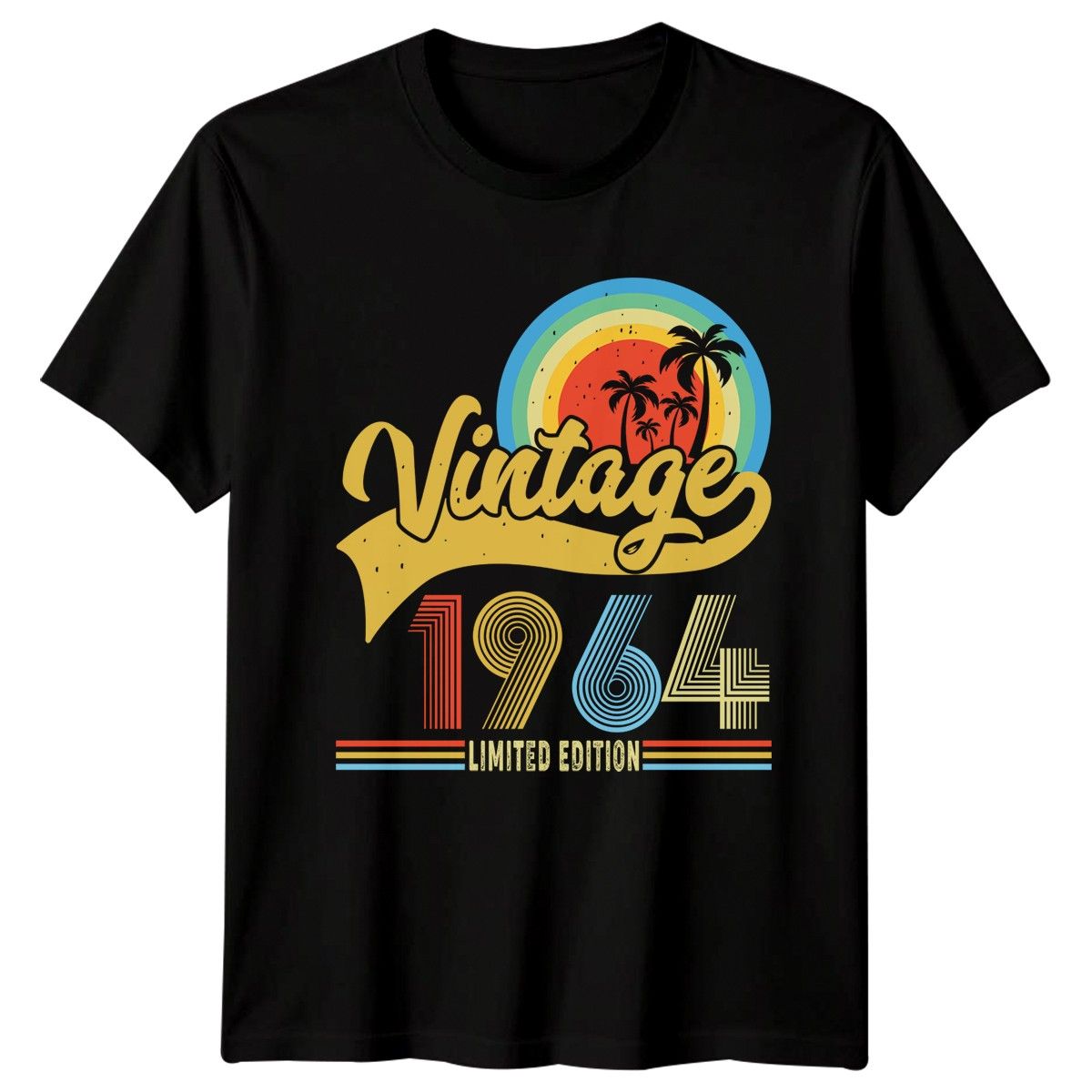 Vintage 1964 Limited Edition Mens T Shirt Mens Womens Tees Top 61st Birthday Gift_viptrois.com